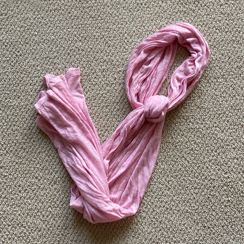 Old Navy Baby Pink Fashion Scarf One Size Ultra Soft Stretch EUC